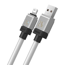 Заредете изображение във визуализатора на галерията – BASEUS cable USB to Apple Lightning 8-pin CoolPlay 2,4A 1m white CAKW000402

