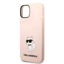 Заредете изображение във визуализатора на галерията – Karl Lagerfeld KLHCP14SSNCHBCP iPhone 14 6.1" hardcase pink/pink Silicone Choupette
