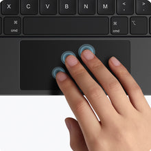 Заредете изображение във визуализатора на галерията – Magnetic case with keyboard for iPad Pro 12.9'' Baseus Brilliance - white
