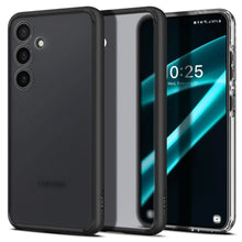 Заредете изображение във визуализатора на галерията – Spigen Ultra Hybrid case for Samsung Galaxy S24+ - transparent and black
