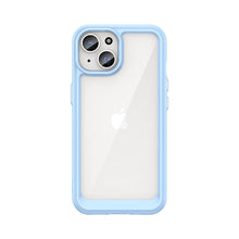Заредете изображение във визуализатора на галерията – iPhone 15 Outer Space reinforced case with flexible frame - blue
