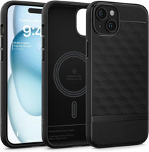 Заредете изображение във визуализатора на галерията – CASEOLOGY PARALLAX MAG MAGSAFE IPHONE 15 MATTE BLACK
