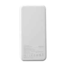 Заредете изображение във визуализатора на галерията – Joyroom powerbank 20000mAh Dazzling Series 12W white (JR-T017)
