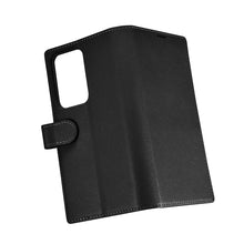 Заредете изображение във визуализатора на галерията – iCarer Wallet Case for Samsung Galaxy S23 Ultra leather case wallet black
