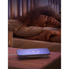 Заредете изображение във визуализатора на галерията – Duzzona 3in1 universal wireless charger for smartphones (Qi, MagSafe), Apple Watch and Airpods 15W white (W7)
