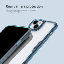 Заредете изображение във визуализатора на галерията – Nillkin Nature Pro TPU Case for Iphone 15 transparent-blue
