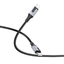 Заредете изображение във визуализатора на галерията – Borofone Cable BX101 Creator - Type C to Lightning - PD 27W 3A 1 metre black

