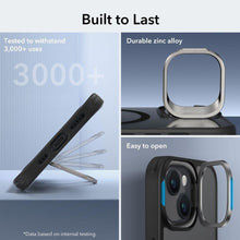 Заредете изображение във визуализатора на галерията – ESR CLASSIC KICKSTAND HALOLOCK MAGSAFE IPHONE 15 CLEAR/BLACK
