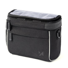 Заредете изображение във визуализатора на галерията – Wozinsky bicycle handlebar bag bike shoulder bag black (WBHBB-01)
