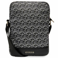 Заредете изображение във визуализатора на галерията – Guess Bag GUTB10HGCFSEK 10" black/black GCube Stripe Tablet Bag
