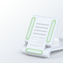 Заредете изображение във визуализатора на галерията – Duzzona W10-S 3in1 15W Qi wireless charger - white
