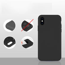 Заредете изображение във визуализатора на галерията – Silicone Case Soft Flexible Rubber Cover for iPhone XS / X red
