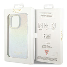 Заредете изображение във визуализатора на галерията – Original Case GUESS IML Faceted Mirror Disco Iridescent hardcase GUHCP15LHDECMI for Iphone 15 Pro multicolor
