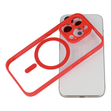 Заредете изображение във визуализатора на галерията – Acrylic Color Magsafe Case for Iphone 15 Plus red
