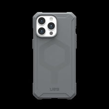 Заредете изображение във визуализатора на галерията – UAG Essential Armor Magsafe - protective case for iPhone 15 Pro Max (silver)
