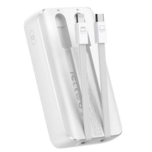 Заредете изображение във визуализатора на галерията – Mini power bank with built-in cables Joyroom JR-PBC07 20000mAh 30W - white
