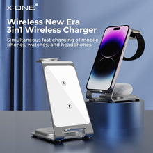 Заредете изображение във визуализатора на галерията – Wireless Charger Stand X-ONE 3in1 22W
