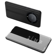 Заредете изображение във визуализатора на галерията – Clear View Case case for Honor Magic5 Lite / X40 / X9a flip cover black
