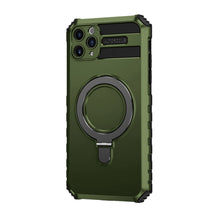 Заредете изображение във визуализатора на галерията – Tel Protect Armor Magsafe Metal Ring Case for Iphone 11 Pro green
