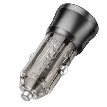 Заредете изображение във визуализатора на галерията – Borofone Car charger BZ23 Noble - USB - QC 3.0 18W 3A black
