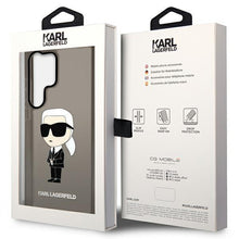 Заредете изображение във визуализатора на галерията – Karl Lagerfeld KLHCS23LHNIKTCK S23 Ultra S918 black/black hardcase Ikonik Karl Lagerfeld
