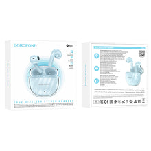 Заредете изображение във визуализатора на галерията – Borofone TWS Bluetooth Earphones BW51 Solid Blue
