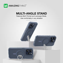 Заредете изображение във визуализатора на галерията – Amazing Thing Titan Pro Mag Ring Grip Case IP156.1PTRBU for Iphone 15 Pro navy
