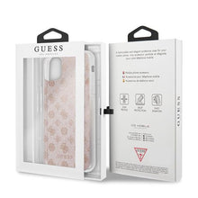 Заредете изображение във визуализатора на галерията – Guess GUHCN65TPERG iPhone 11 Pro Max różowy/pink hard case 4G Peony Glitter
