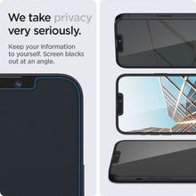 Заредете изображение във визуализатора на галерията – TEMPERED GLASS Spigen GLAS.TR "EZ FIT" 2-PACK IPHONE 13 PRO

