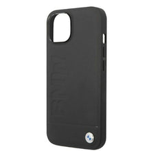 Заредете изображение във визуализатора на галерията – Original faceplate case BMW BMHMP14SSLLBK for iPhone 14 (Hot Stamp and Metal Logo + MAG / black)

