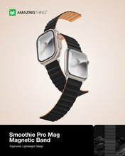 Заредете изображение във визуализатора на галерията – Amazing Thing Band Smoothie Mag AWSPMBO for Apple Watch 49/45/41 black
