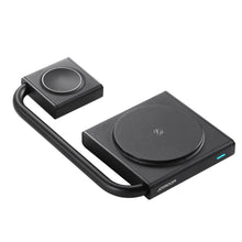 Заредете изображение във визуализатора на галерията – Joyroom JR-WQN05 15W MagSafe / Qi 2in1 inductive charger foldable - black
