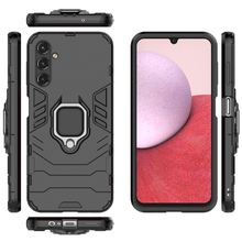 Заредете изображение във визуализатора на галерията – Ring Armor case for Samsung Galaxy A14 armored cover magnetic holder ring black
