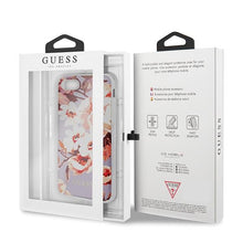 Заредете изображение във визуализатора на галерията – Guess GUHCI8PCUTRFL02 iPhone 7/8/SE 2020 / SE 2022 lilac/lilac N°2 Flower Collection Shiny
