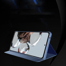 Заредете изображение във визуализатора на галерията – Clear View Case case for Xiaomi 12T Pro / Xiaomi 12T flip cover black
