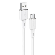 Заредете изображение във визуализатора на галерията – Acefast cable usb a to type c 3a c2-04 silicone silicone 1,2m white
