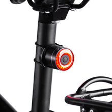 Заредете изображение във визуализатора на галерията – Wozinsky WRBLB3 USB-C LED rear bicycle light red light STOP sensor - black
