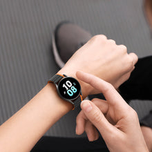 Заредете изображение във визуализатора на галерията – Universal Magnetic Samsung Galaxy Watch 3 45mm / S3 / Huawei Watch Ultimate / GT3 SE 46mm Dux Ducis Strap (22mm LD Version) - Black &amp; Orange
