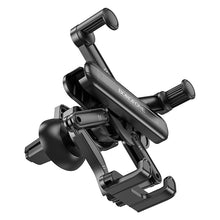 Заредете изображение във визуализатора на галерията – Borofone Car holder BH78 Point gravity, air vent mount black

