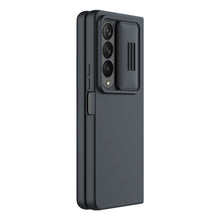 Заредете изображение във визуализатора на галерията – Nillkin CamShield Silky Silicone Case for Samsung Galaxy Z Fold 4 Silicone Cover with Camera Protector Black
