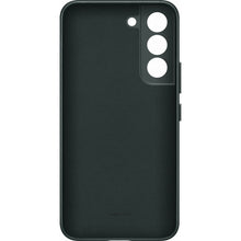 Заредете изображение във визуализатора на галерията – Samsung Leather Cover genuine leather case for Samsung Galaxy S22 green (EF-VS901LGEGWW)
