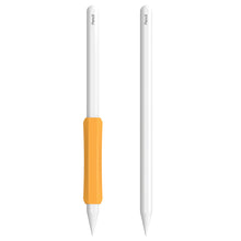 Заредете изображение във визуализатора на галерията – Stoyobe Silicone Holder Set of Silicone Holders for Apple Pencil 1 / Apple Pencil 2 / Huawei M-Pencil Orange+Black+White (3 Pack)
