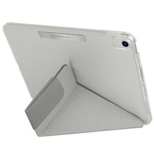 Заредете изображение във визуализатора на галерията – Uniq case Camden iPad 10 gen. (2022) grey/grey fossil Antimicrobial
