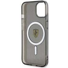 Заредете изображение във визуализатора на галерията – Original FERRARI hardcase Translucent Magsafe FEHMP14MURKK for Iphone 14 Plus Black
