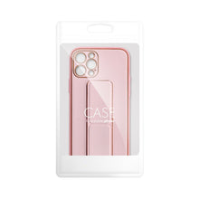 Заредете изображение във визуализатора на галерията – LEATHER Case Kickstand for SAMSUNG Galaxy A55 5G pink
