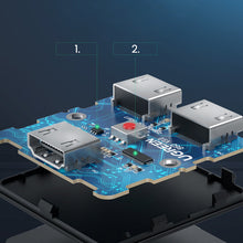 Заредете изображение във визуализатора на галерията – Ugreen switch HDMI splitter switch - 2x HDMI 4K 60Hz black (CM217)
