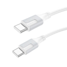 Заредете изображение във визуализатора на галерията – Borofone Cable BX101 Creator - Type C to Type C - 60W 3A 1 metre white
