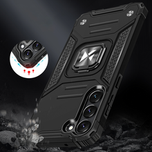 Заредете изображение във визуализатора на галерията – Wozinsky Ring Armor case for Samsung Galaxy S23 armored cover magnetic holder ring black
