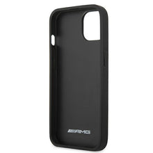 Заредете изображение във визуализатора на галерията – AMG AMHCP13MDOLBK iPhone 13 6,1" czarny/black hardcase Leather Hot Stamped
