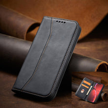 Заредете изображение във визуализатора на галерията – Magnet Fancy Case case for iPhone 14 flip cover wallet stand black
